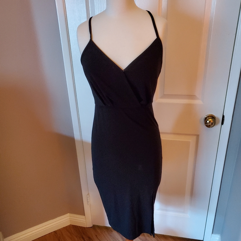 Black BCBG dress (small side slit)
